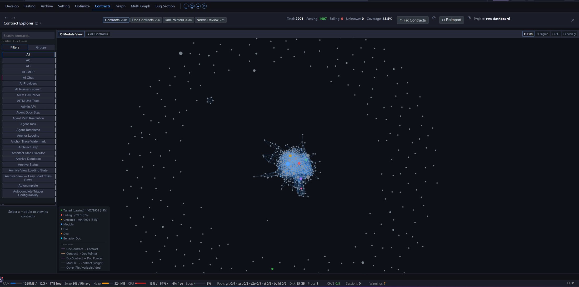 Contract Explorer, Module View